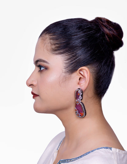 💎Amethyst Bloom Earrings – The Poetry of Purple Elegance